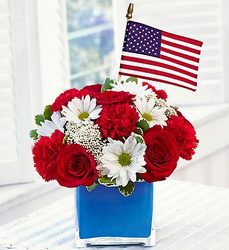 Freedom Fighters Bouquet Davenport Florist - Same Day Flower Delivery - Flower Power 